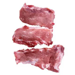 pork back rib ends button