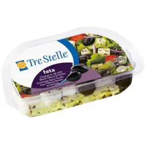 Tre Stelle Feta Cheese in Oil - Black Olive & Herbs