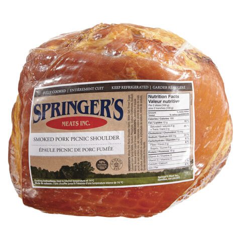 Springer's Smoked Pork Picnic Shoulder