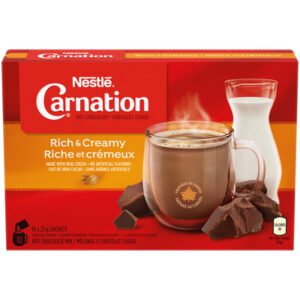 Nestle Carnation Hot Chocolate Rich & Creamy 10x25g