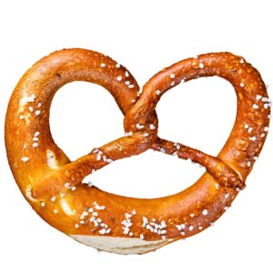 single large soft pretzel