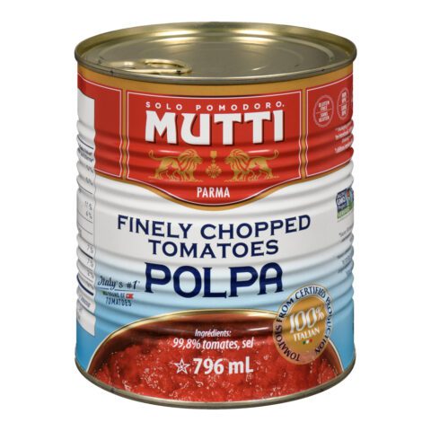 mutti finely chopped tomatoes 796ml